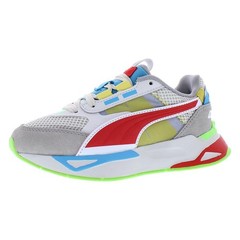 Puma Mirage Sport Tech Charcoal & Paint PS Girls Shoes Size 2.5, Color: Feather