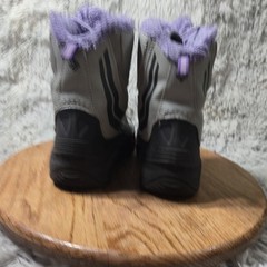 Columbia Youth Omni-Heat Boots Bugaboot Plus IV- US Size 2 Girls Grey BY5954-036
