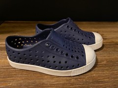 Native Kid Shoes Waterproof Navy Blue Size C8