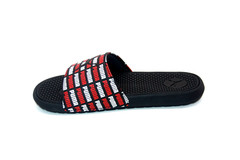 PUMA COOL CAT ECHO BX JR 383617-01 BLACK-HIGH RISK RED-WHITE BIG KIDS SLIDE