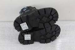 Fabkids Lace Up Boots Printed Nylon Piecing Size 8 Montana Geo Print NWOB
