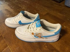Nike Air Force 1 Low Hare Space Jam GS Lola Bugs DM3353-100 Sz 5.5Y / 7 Women’s