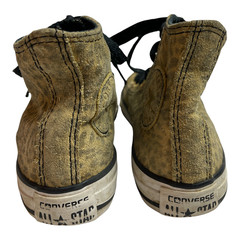 Converse Tan Leopard Print Suede High Top Sneakers Youth Size 11