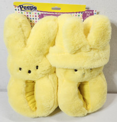 Peeps Slippers & Headband Yellow Child Size Medium 13-1 NEW