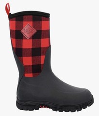 MUCK Kids‘ Rugged II Boot, Black & Red Size 5