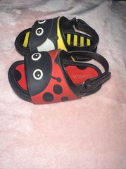 Mini Melissa Ladybug And Bumble Bee Sandals Size 6