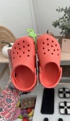 Crocs Classic Kids Neon Watermelon Shoes Size 7C