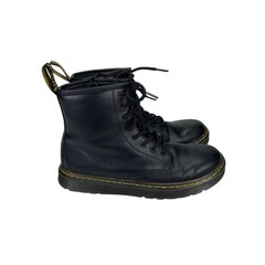 Dr Martens Zabala J Black Leather Combat Boots Unisex L5 / M4