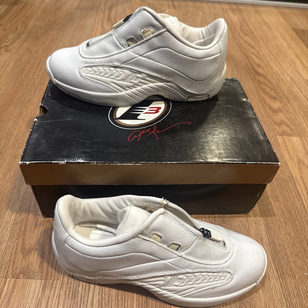 Reebok Iverson The Answer IV Low Zip Kids Toddler Size 4 1/2 White