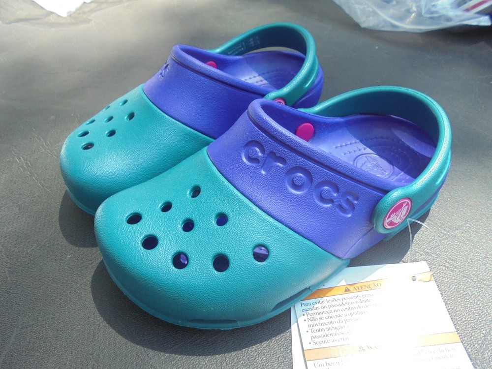 New Crocs Electro II Clog Childs 10 Juniper