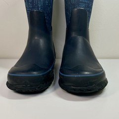 Bogs Stomper Youth Winter Rain Snow Boots Blue Insulated Waterproof Kids Size 1