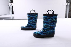 Lone Cone Unisex Kids Rain Boots AC2 Blue Shark Camo US: 11 EU: 28 UK: 10