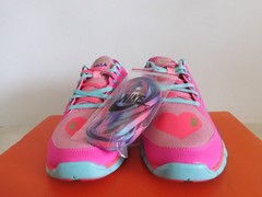 Nike Free 5.0 DB GS Doernbecher Hyper Pink-Turquoise-Gold Sz 6Y [640937-648]