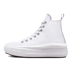 Converse Chuck Taylor All Star Move Platform Hi White Pixel Purple GS A03667C
