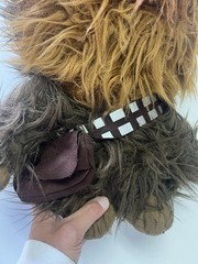 Star Wars Chewbacca Bundle, Furry Slippers Kid Size 2-3 And Chewy Stuffed Animal