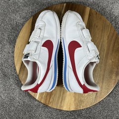 Nike Cortez Basic SL Kids Sz 2Y Red White Blue Forrest Gump Atheltic Shoes Used