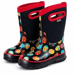 Bogs Classic Mask Kids Boys 11 Waterproof Insulated Winter Snow Rain Mud Boots