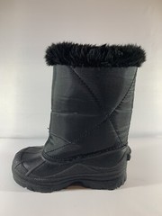 Sintetico Toddlers winter snow boots black size 10 small kids boots see photos