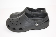 CROCS Classic Clogs Mules Waterproof Shoes Black Kid’s US Sz 3 / 5