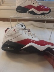 Jordan B’Loyal Mid White Red Black CK1425-106 Size 4.5Y Kids Shoes Gym Sneakers