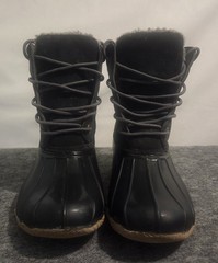 Fab Kids Black Winter Snow/ Rain Boots Size 5