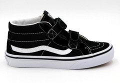 Vans SK8-Mid Reissue V Black/White Youth Sizes
