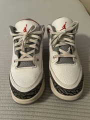 Nike Air Jordan 3 Retro PS Fire Red White Black DM0966-160 Kids Sz 2.5Y