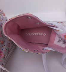 Converse Chuck Taylor All Star High Top Youth Juniors Size 1 Llama Party Design