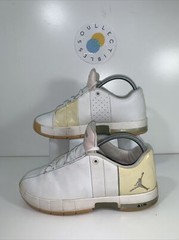 Nike Air Jordan Team Elite TE2 ‘White’ Leather Athletic Bball Shoes Youth Sz 6Y
