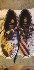 Kids Vans Disney The Nightmare Before Christmas Lace Up Halloween US Sz 3 EU 34