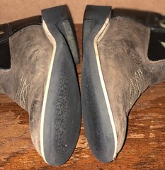 Old West Kids Size 1 Brown Black Leather Buckaroo Cowboy Western Boots