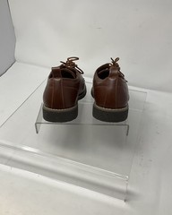 Deer Stag Zander Brown Faux Leather Derby Dress Shoes Kids 5.5M