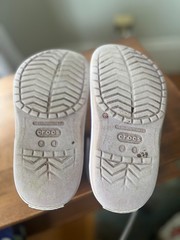 Crocs Kids Crocband Clogs – Lavender/Neon Purple – Children’s Size 1