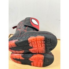 Marvel Spider-Man Winter Boots Size 7 Red Black Web Superhero Kids