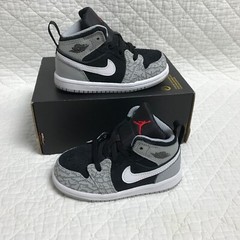 Nike Air Jordan 1 Mid SE (TD) Shoes Toddler Kids SZ 4C DM6217-016 NWB