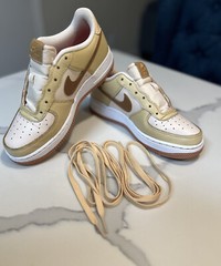 Nike Air Force 1 Low LV8 (GS) Pearl White Sesame DQ5973 200 Size 5Y