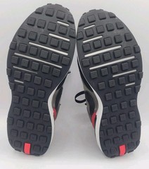 Nike Waffle One Flat Pewter Siren Red Athletic Shoe DC0481-006 Youth Size US 5.5