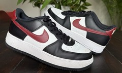 Nike Air Force 1 Low GS Team Red Black White 6Y Youth FZ4351-001 Shoes
