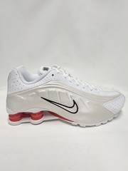 Nike Shox R4 White/Phantom/Red/Black – Size 7Y / 8.5W