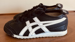 Onitsuka Tiger Mexico 66 Black White C534Y Kids Size K10 Shoes F580416 PI