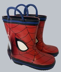 Marvel Spider-Man Kids Waterproof Rain Boots Red/Blue US 5-6 EU 21-22