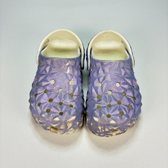Crocs Classic Geometric Clog Lilac Comfortable Slip On Shoe 209693 Youth Size 12