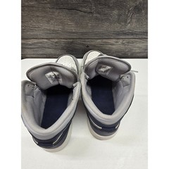 Nike Air Jordan 1 Mid White Wolf Grey Midnight Navy DQ8423-104 Kids Size 7Y