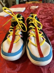 Size 6.5Y – Nike Kyrie Flytrap 6 SE Mid Black Multicolor Basketball Shoe EUC