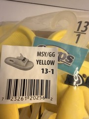 Peeps MSY/GG Bunny Slide Sandals Yellow Kids 13-1 Sunglasses Logo Easter. Sku70.