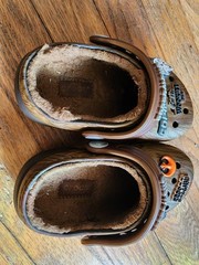 Crocs Kids 6C Star Wars Chewbacca Clogs Brown Toddler Youth Footwear
