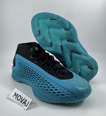Size 5 Adidas AE1 Anthony Edwards Basketball Shoes Arctic Fusion Kids GS IF1884