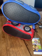 Paw Patrol Marshall & Chase 3D Plush Toddler Boys Slip-on Slippers Sz 7-8 NWT B2