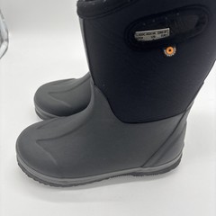BOGS Classic High Waterproof Insulated Boots Youth Size 3 Black Winter Rain Snow