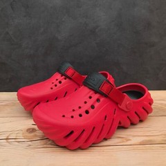 Crocs Echo Clog Red & Black Select-a-Size